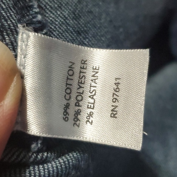 J Jill denim dark wash snap detailed skirt mini - Picture 5 of 6